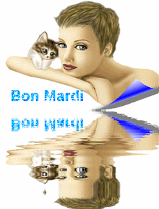 Gif animé Bon mardi femme